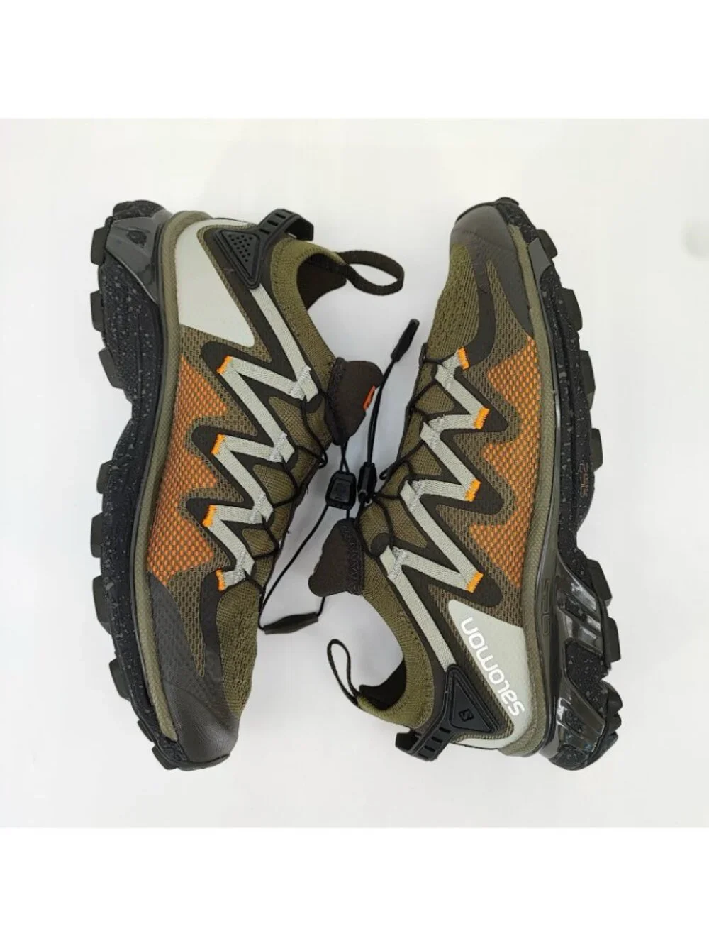 Salomon XT-Rush Women’s Size 8.5 Olive Green Mesh Trail Shoes Sneakers 416594